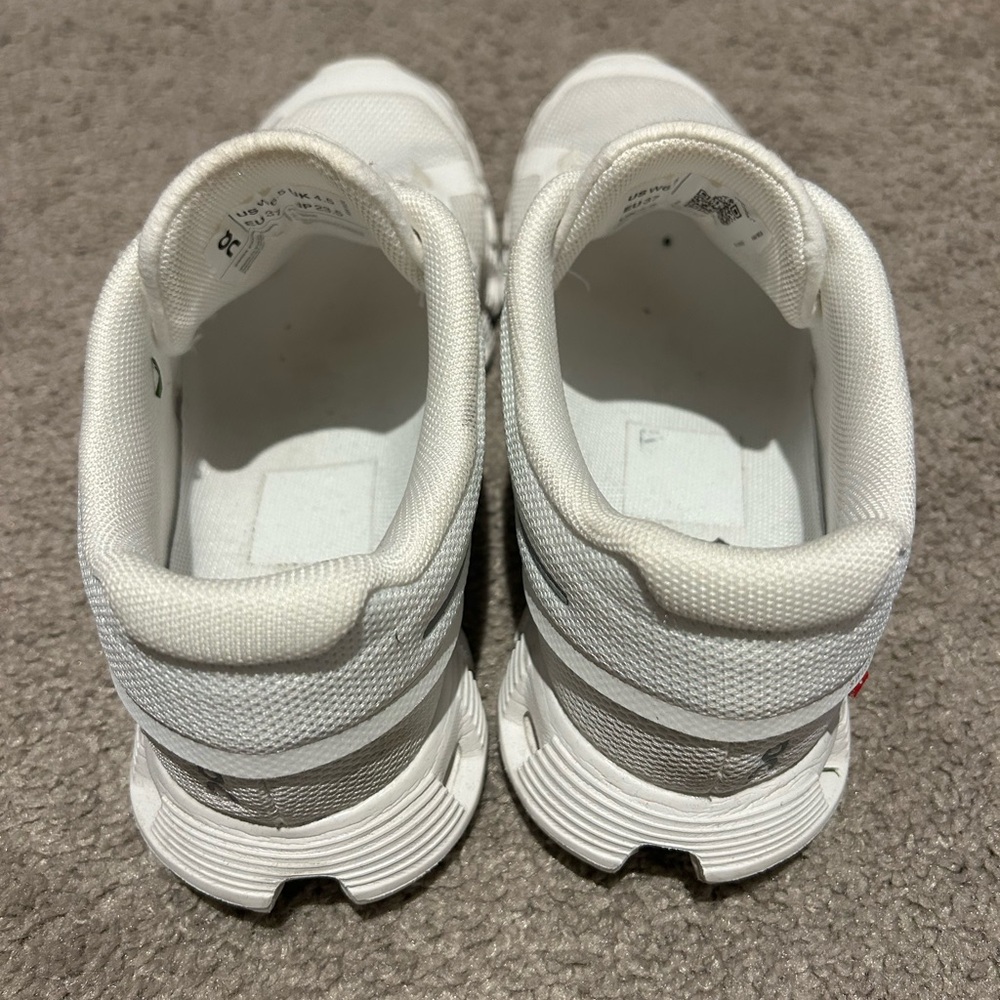 On Running Cloud White Athletic Shoes - Picture 2 of 2